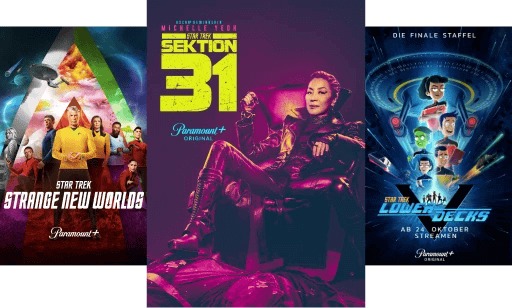 Aktuelle Star Trek Inhalte bei Paramount+