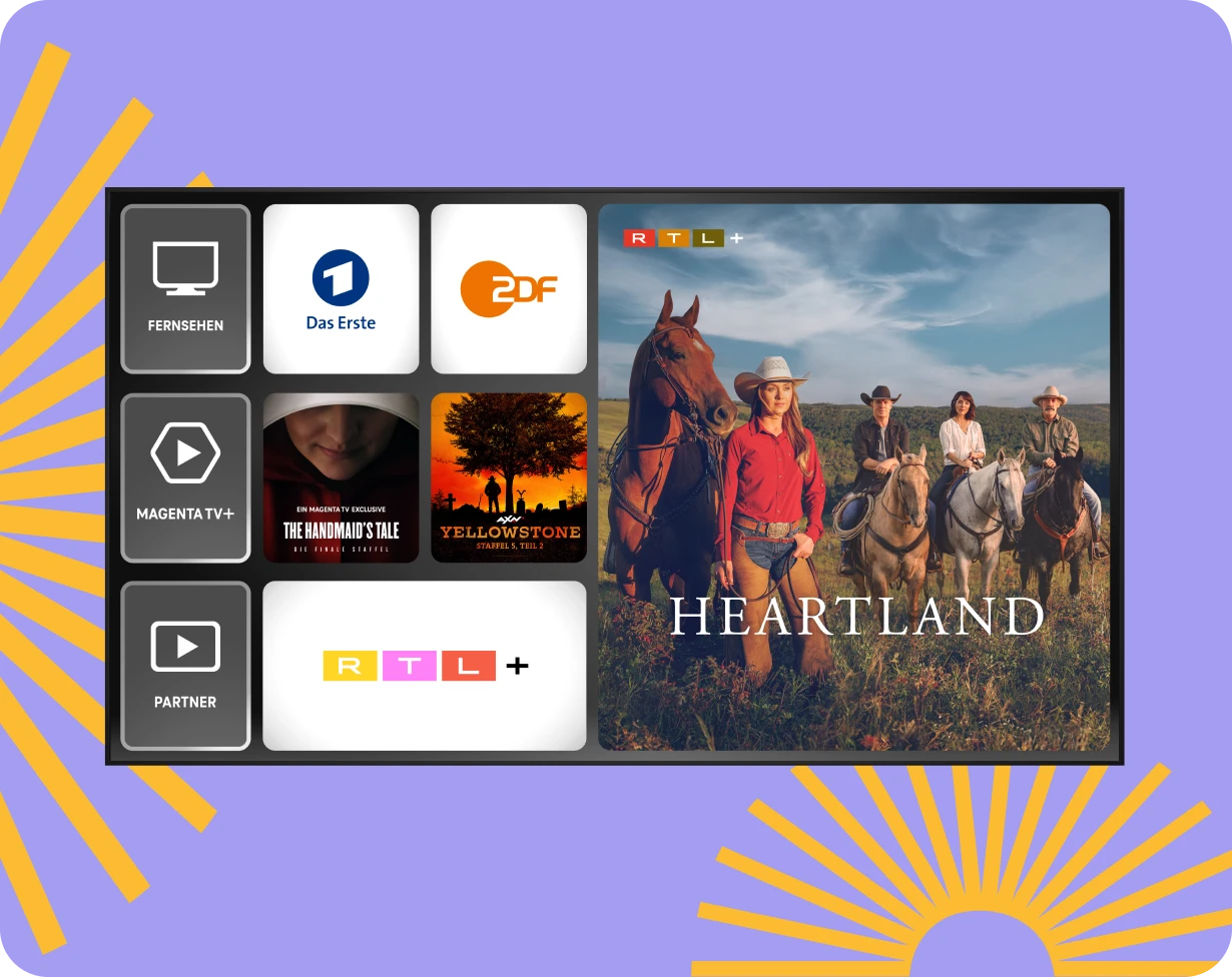 Heartland auf RTL+ und andere Partnersender
